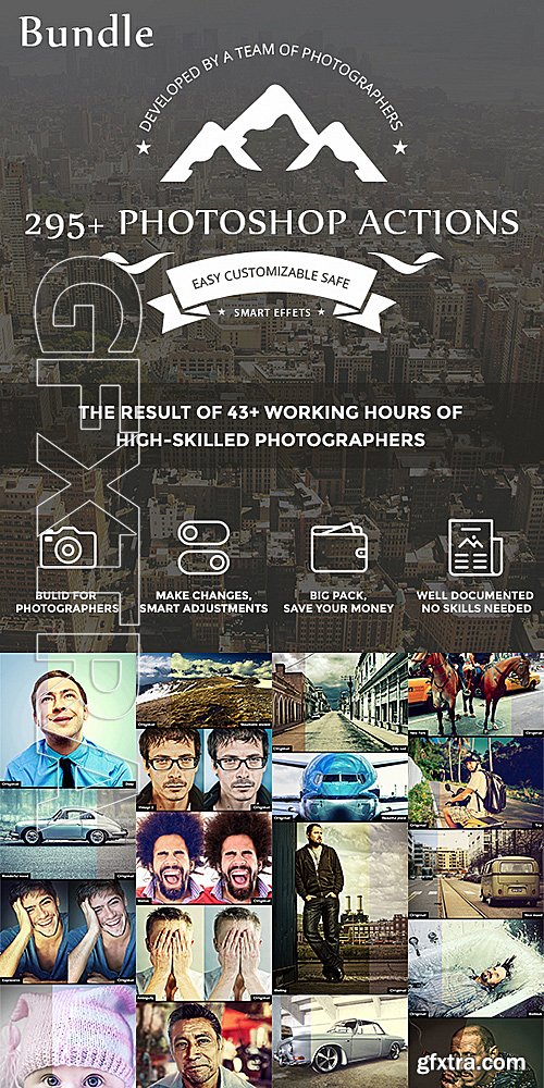 GraphicRiver - 295+ Photoshop Actions 14480648