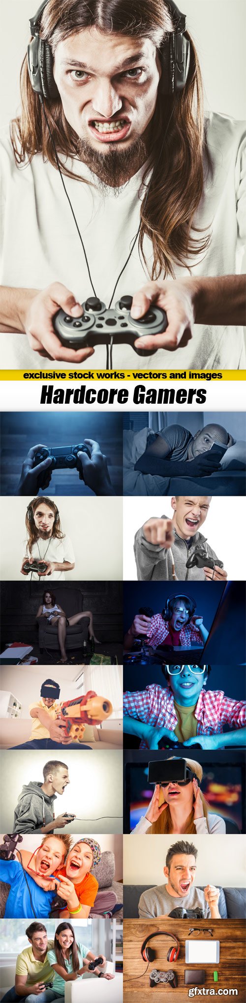 Hardcore Gamers - 15x JPEGs