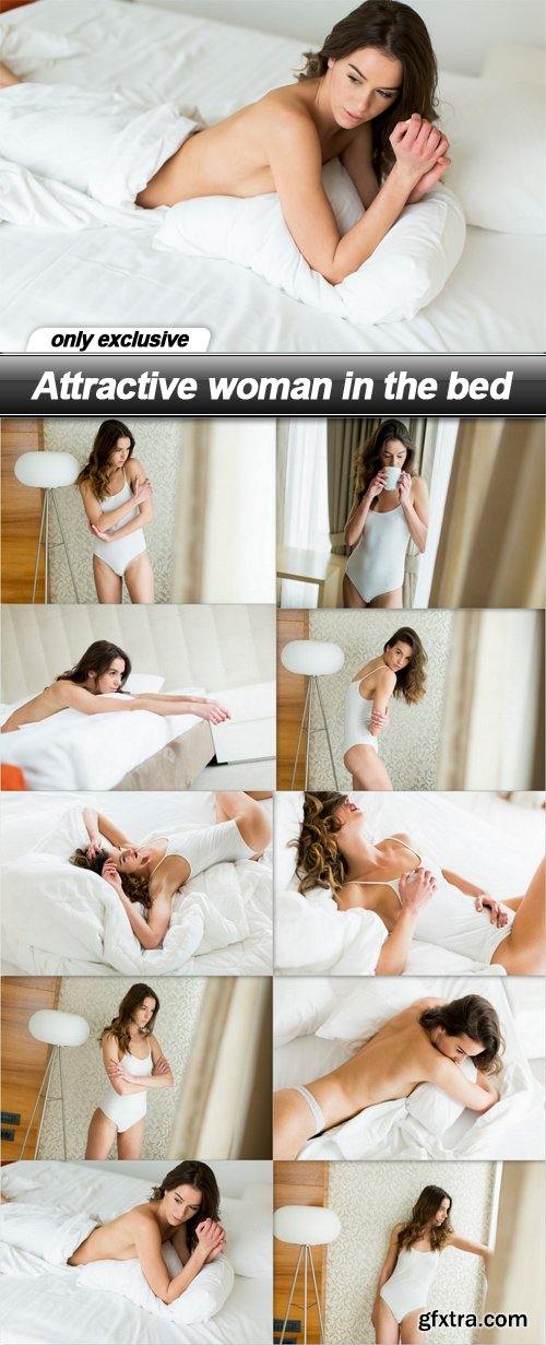 Attractive woman in the bed - 10 UHQ JPEG