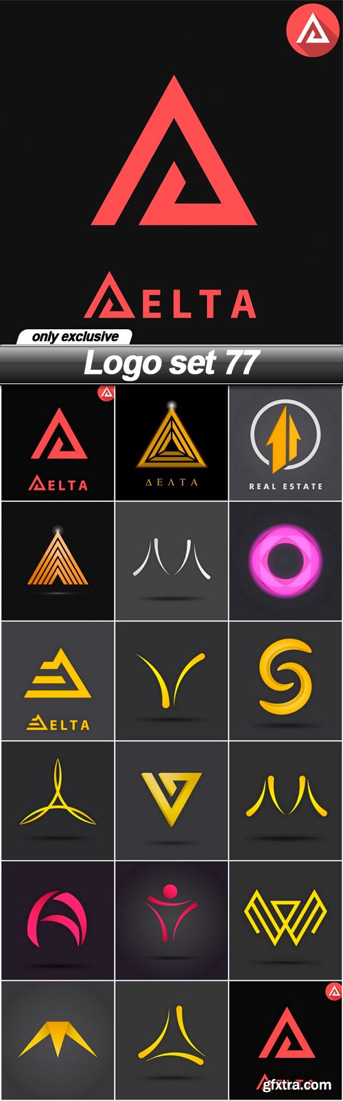 Logo set 77 - 17 EPS