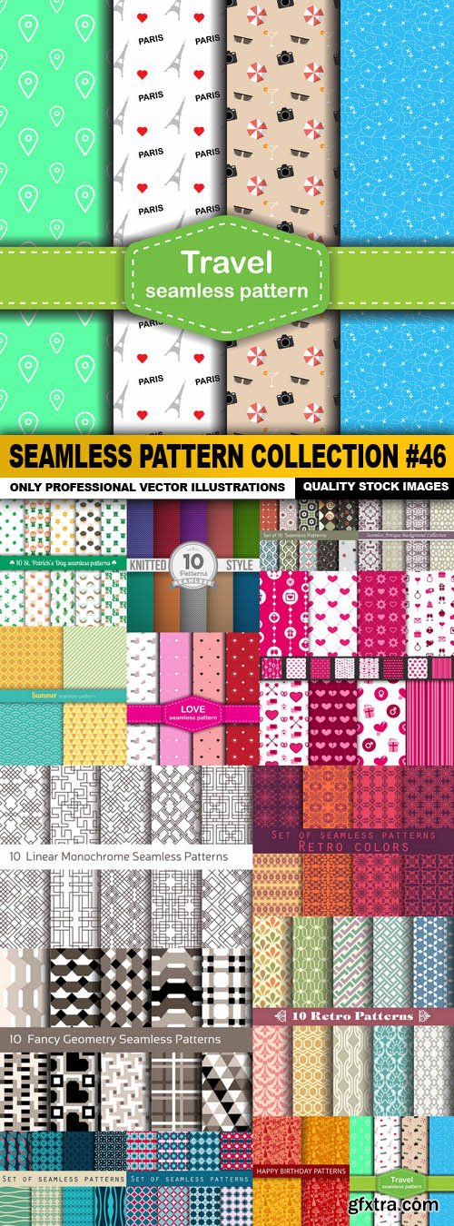 Seamless Pattern Collection #46 - 15 Vector