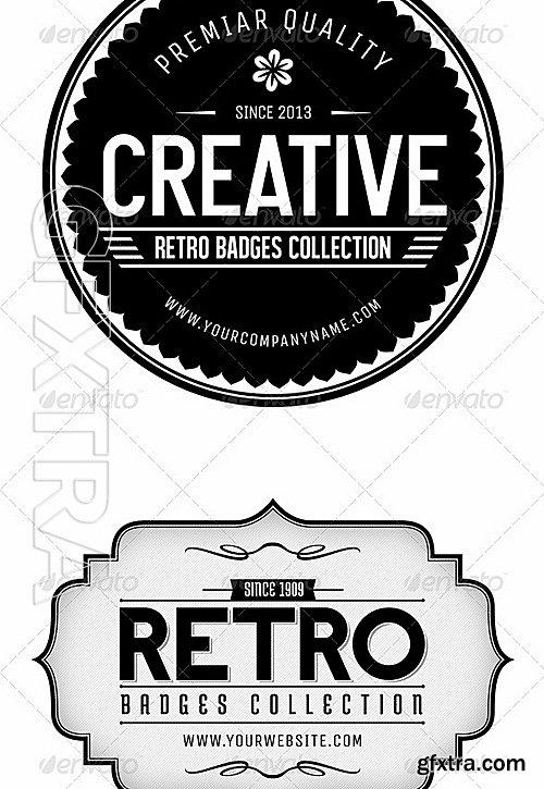 GraphicRiver - Retro Badges col6 4523676