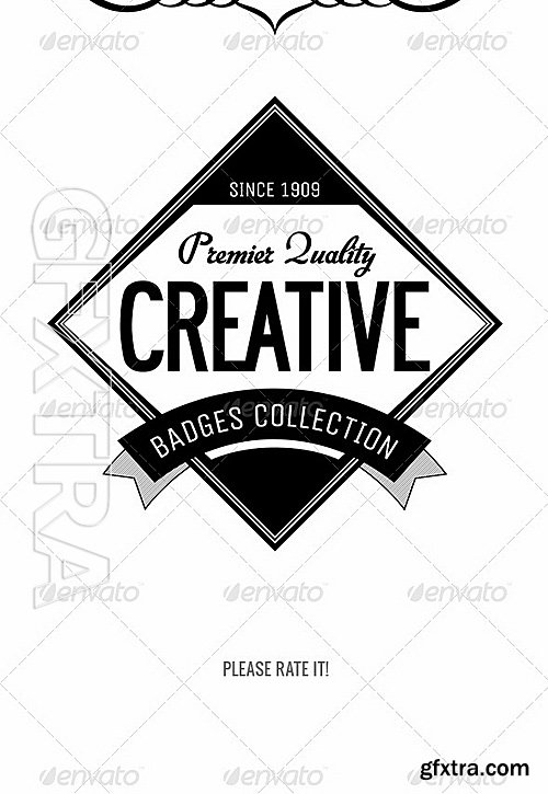 GraphicRiver - Retro Badges col6 4523676