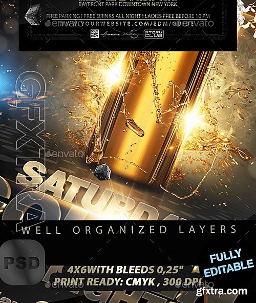 GraphicRiver - Saturday Golden Nights 12061762