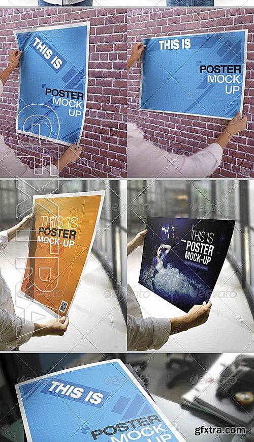 GraphicRiver - Poster Mock-Up V4 5107575