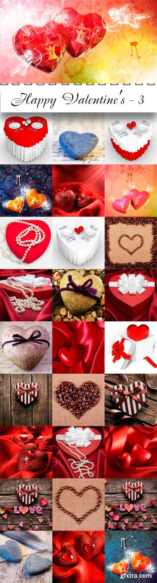 Happy Valentine's day raster graphics - 3