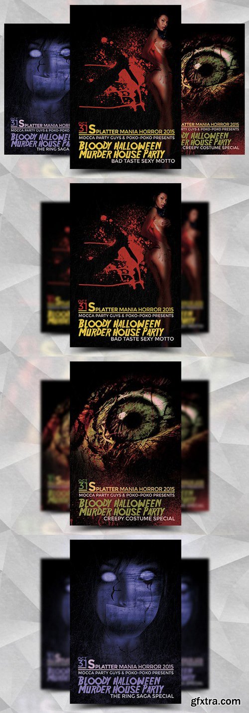 CM - Splatter Horror - Flyer Template 522990