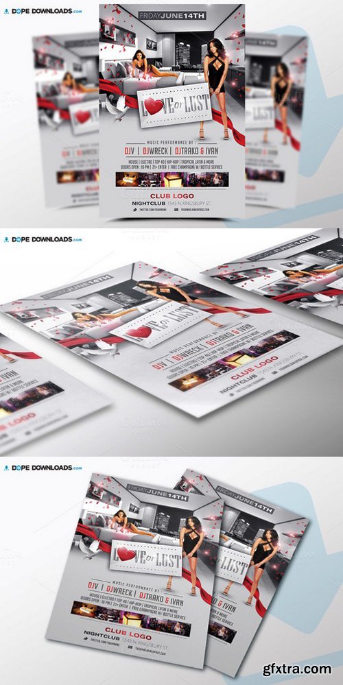 CM - Love Lust Flyer Template 523710