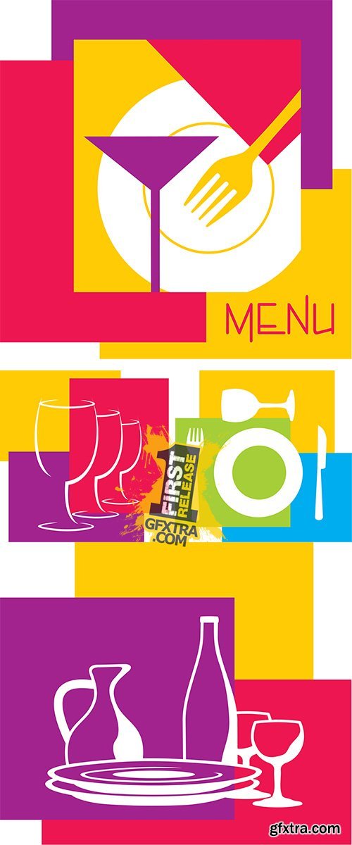 Stock: Restaurant menu vector