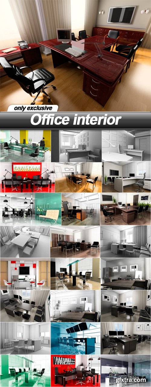 Office interior - 25 UHQ JPEG