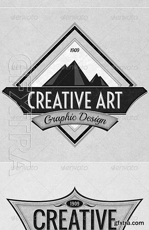 GraphicRiver - Retro Badges col5 3623800