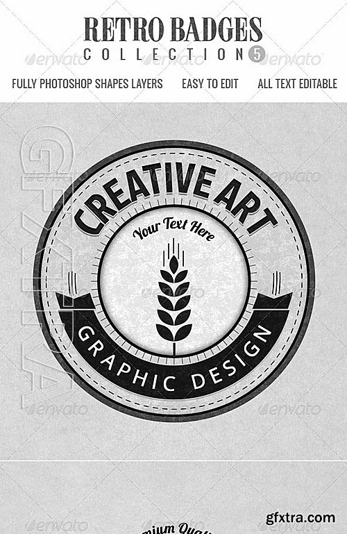 GraphicRiver - Retro Badges col5 3623800