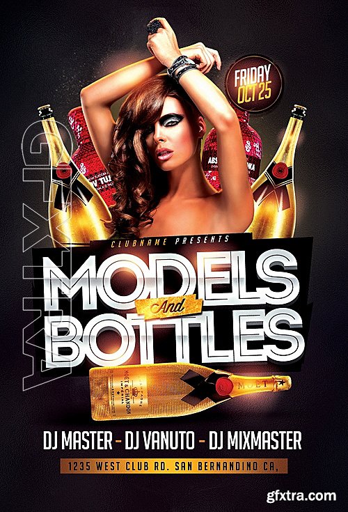 Models Bottles Flyer