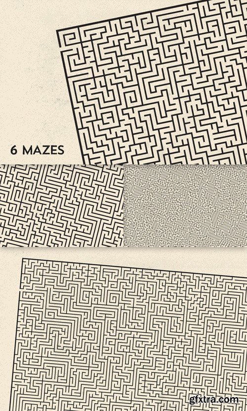 6 Vector Mazes - CM 81610