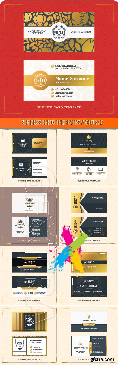 Business Cards Templates vector 37