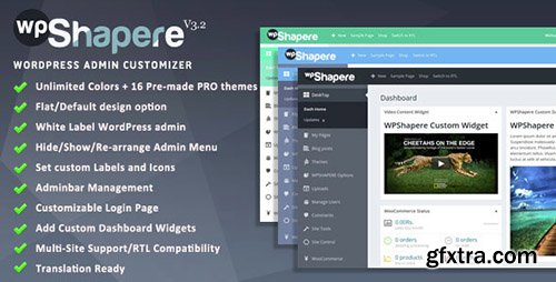 CodeCanyon - Wordpress Admin Theme - WPShapere v3.2 - 8183353