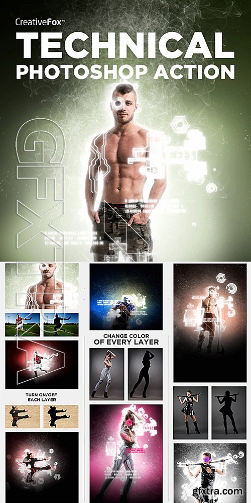 GraphicRiver - Technical Photoshop Action 14471920