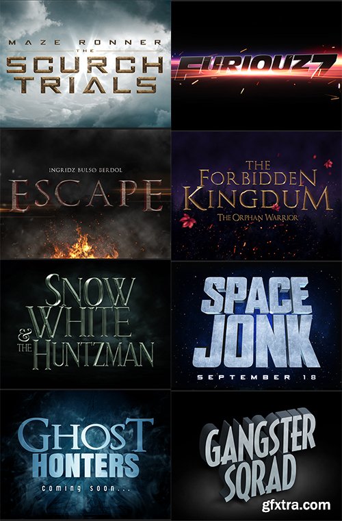 GraphicRiver Cinematic Title Text Effects Vol 7 13454973