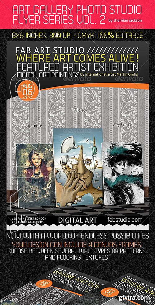 GraphicRiver - Digital Art Studio & Gallery Flyer PSD Vol2 2770123