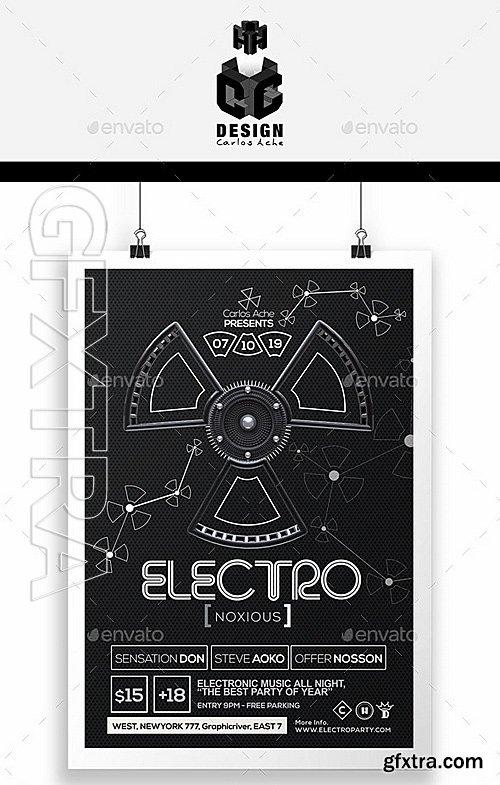 GraphicRiver - Electro Noxious - Flyer & Poster Template 12240731