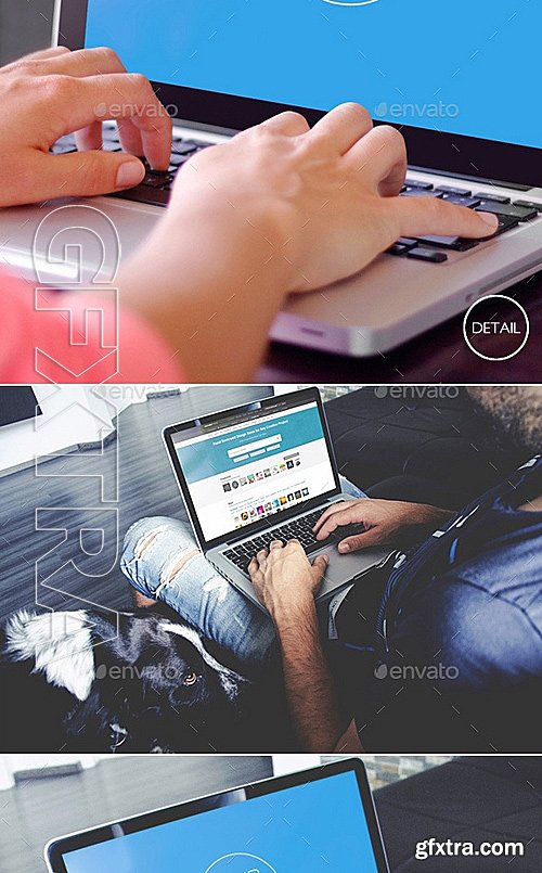 GraphicRiver - Laptop Mockup Freelancer Theme 12248494