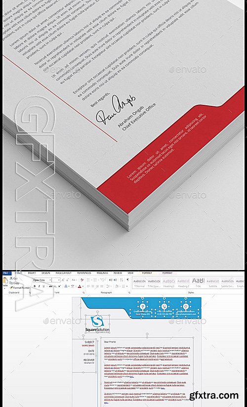 GraphicRiver - Letterhead 12006448