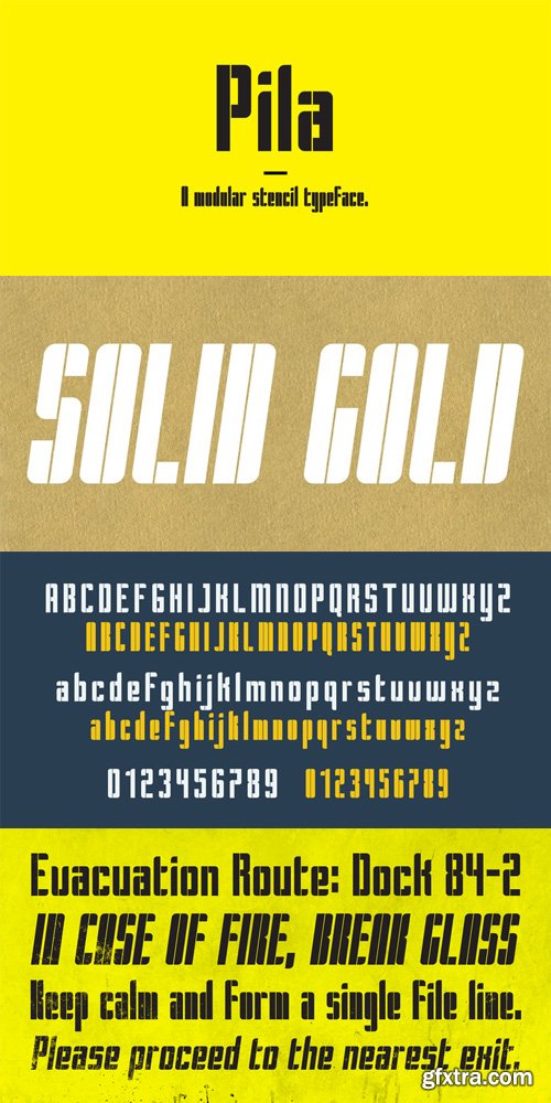 Pila Font Family $60