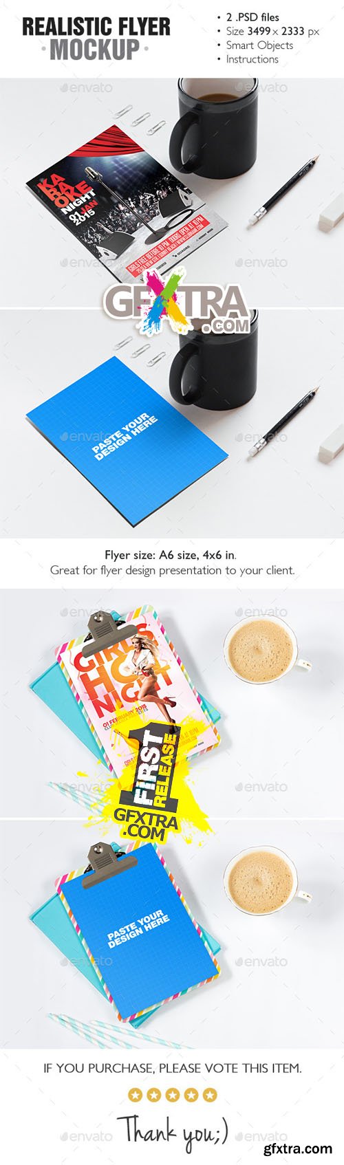 GR - Realistic Flyer Mockup v.2 14512623