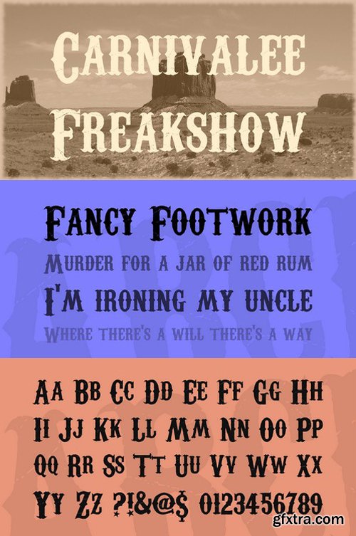 Carnivalee Freakshow Font