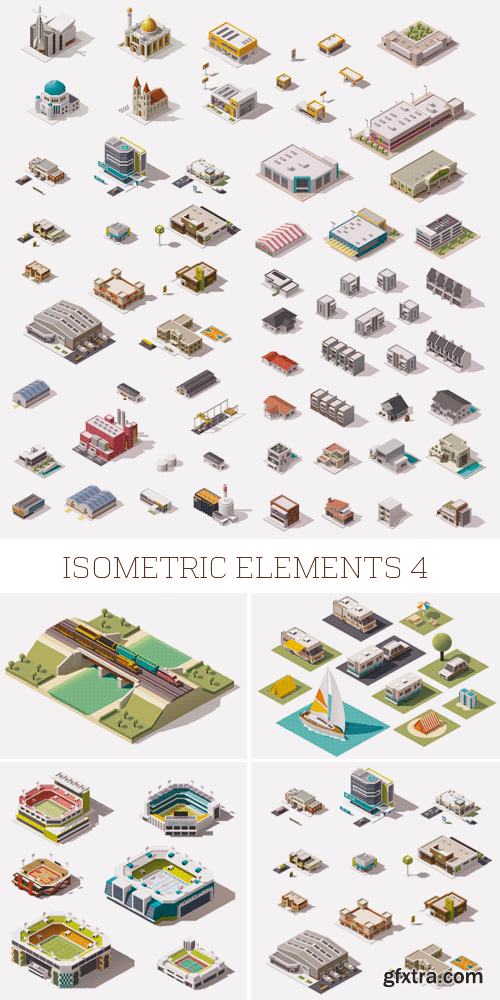 Amazing SS - Isometric Elements 4, 25xEPS