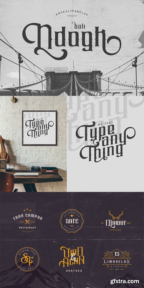 Creativemarket Ndogk Font 520942