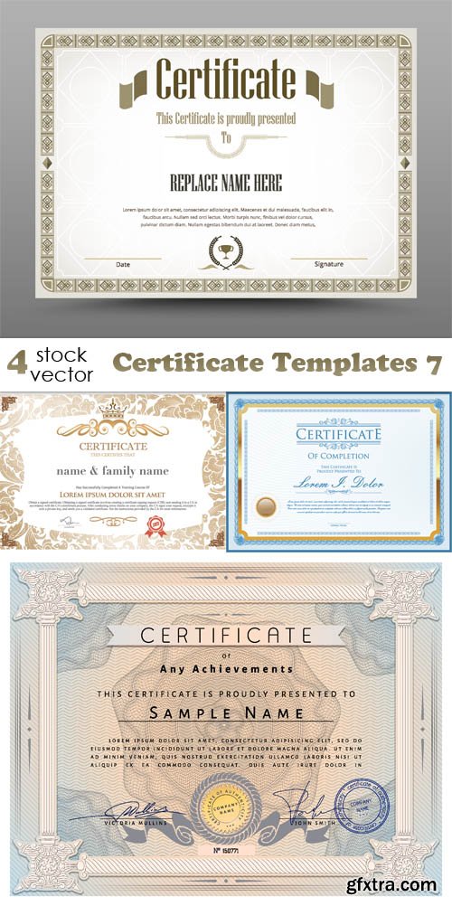 Vectors - Certificate Templates 7