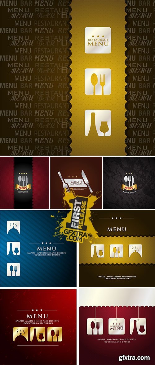 Stock: Restaurant menu presentation