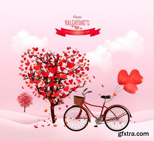 Design elements for valentine's day vector, 15 x EPS