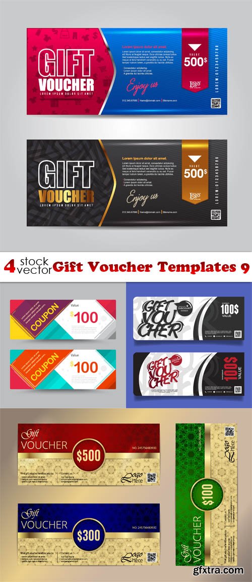 Vectors - Gift Voucher Templates 9