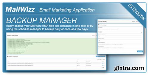 CodeCanyon - Backup Manager for MailWizz EMA (Update: 21 October 14) - 8184361