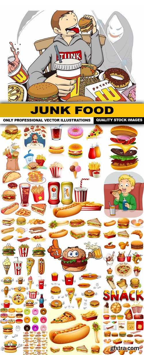 Junk Food - 25 Vector