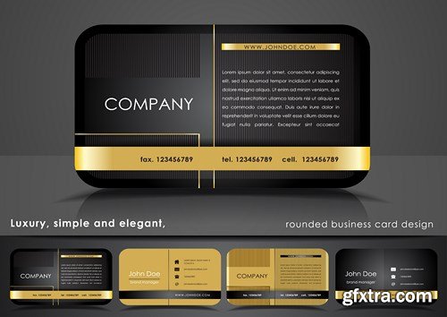 Luxury Business & Corporate Cards 2 - 25xEPS