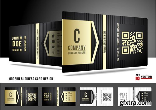 Luxury Business & Corporate Cards 2 - 25xEPS