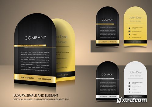 Luxury Business & Corporate Cards 2 - 25xEPS