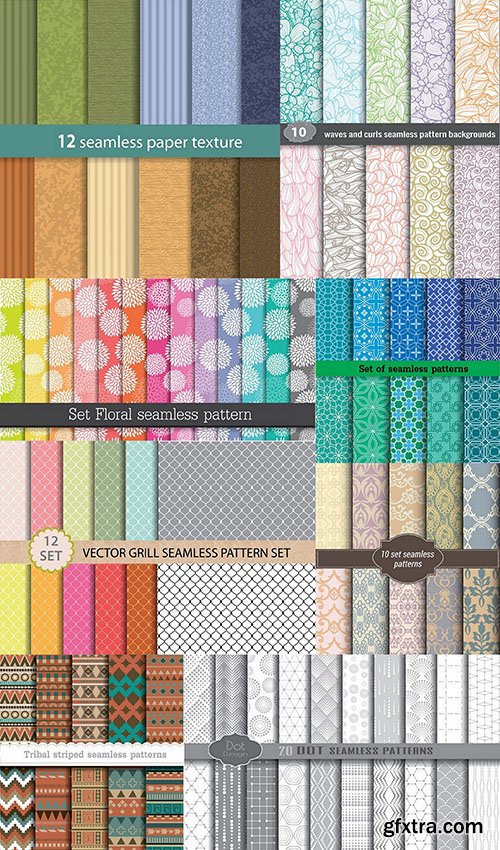 Amazing Seamless Patterns 4 - 14xEPS