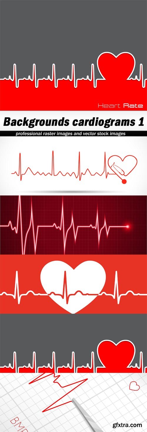 Backgrounds cardiograms 1