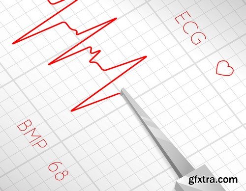 Backgrounds cardiograms 1