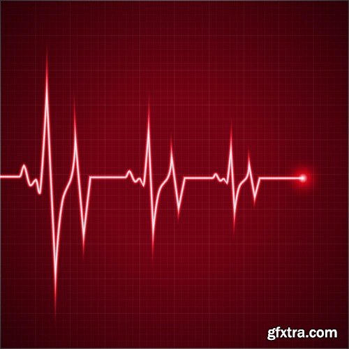 Backgrounds cardiograms 1