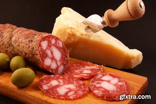 Jerked meat, cheese and wine 12X JPEG