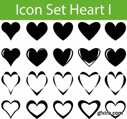 Collection of vector icons flat picture on various subjects #4- 25 EPS