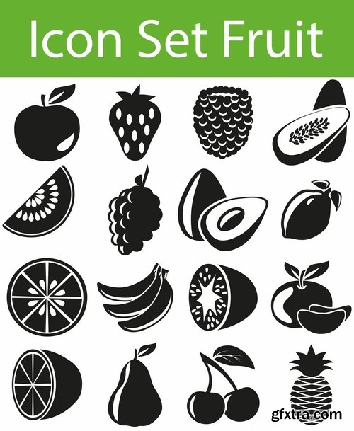 Collection of vector icons flat picture on various subjects #4- 25 EPS