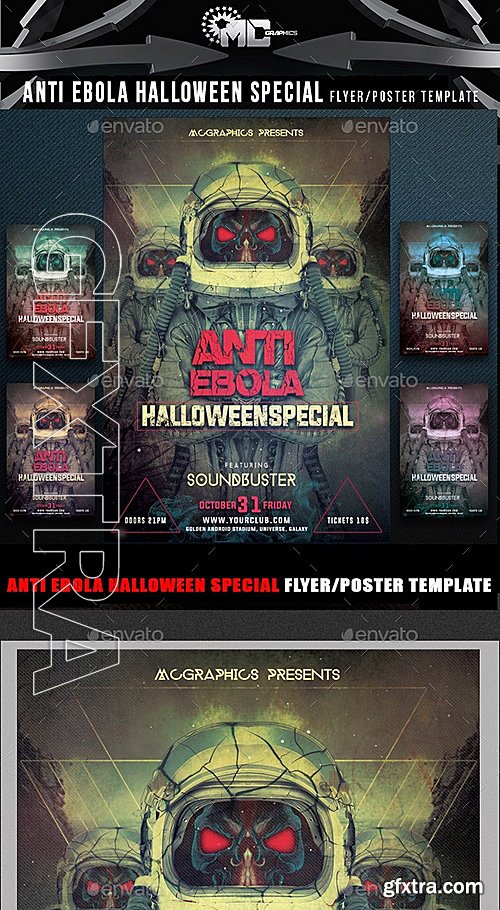 GraphicRiver - Anti Ebola Halloween Special Flyer Template 9178807