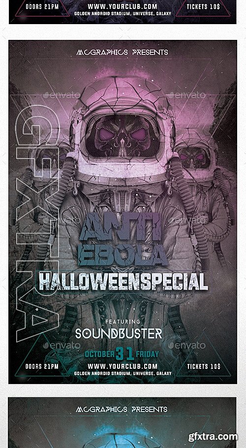 GraphicRiver - Anti Ebola Halloween Special Flyer Template 9178807