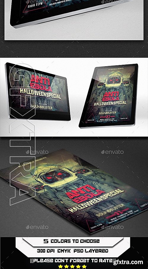 GraphicRiver - Anti Ebola Halloween Special Flyer Template 9178807